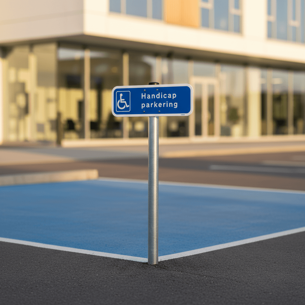 Handicap Parkering skilt - Billede 2