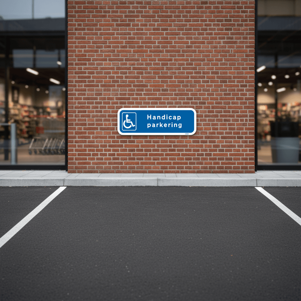 Handicap Parkering skilt - Billede 3