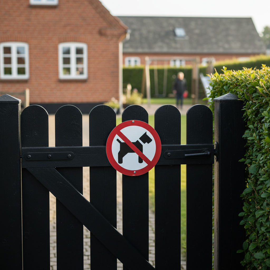 Hund forbud skilt - Billede 2