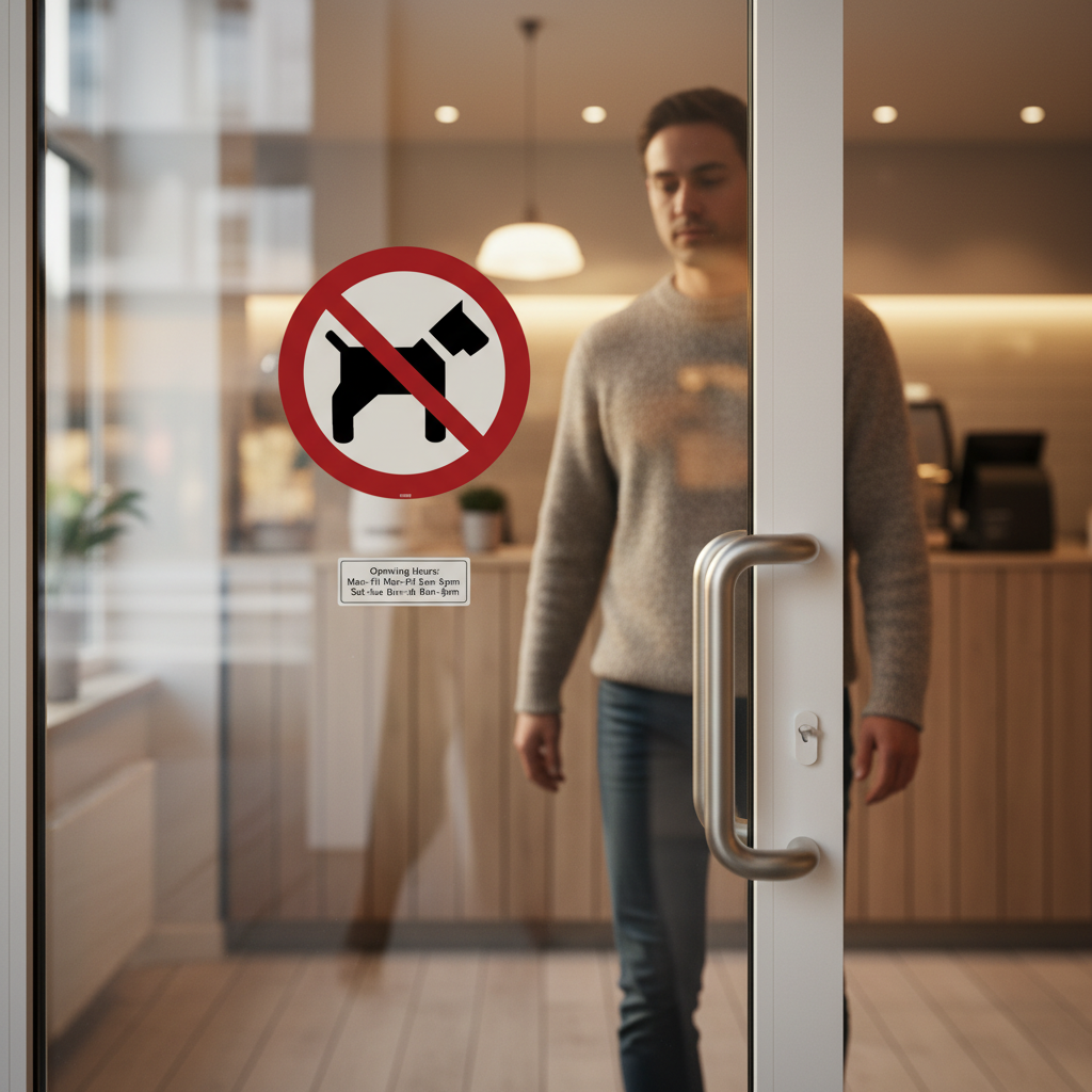 Hund forbud skilt - Billede 5