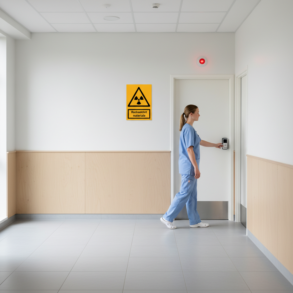 Radioaktivt materiale skilt - Billede 4