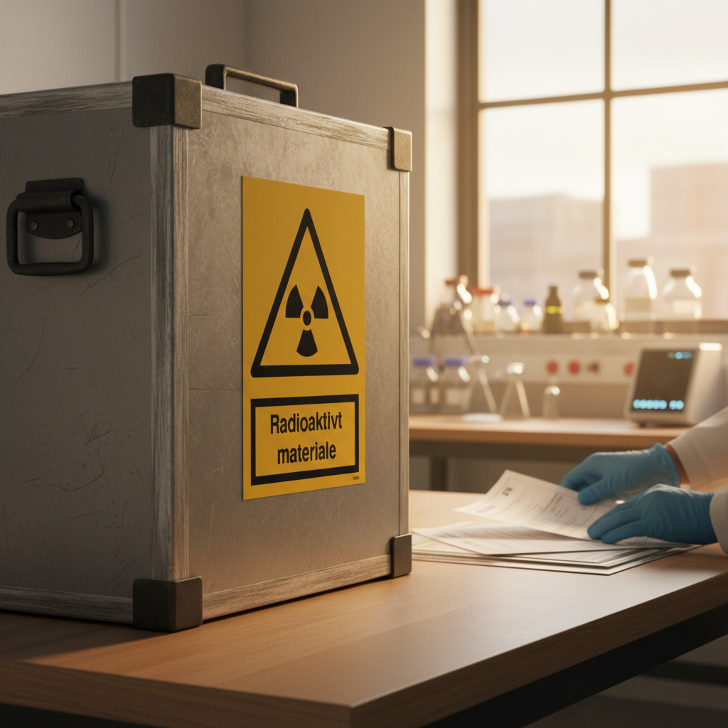 Radioaktivt materiale skilt - Billede 5