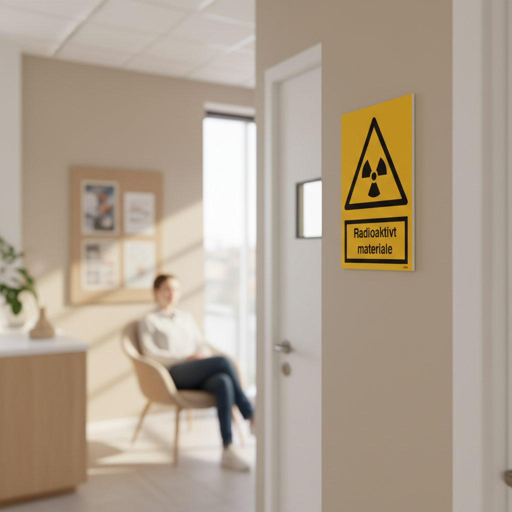 Radioaktivt materiale skilt - Billede 2