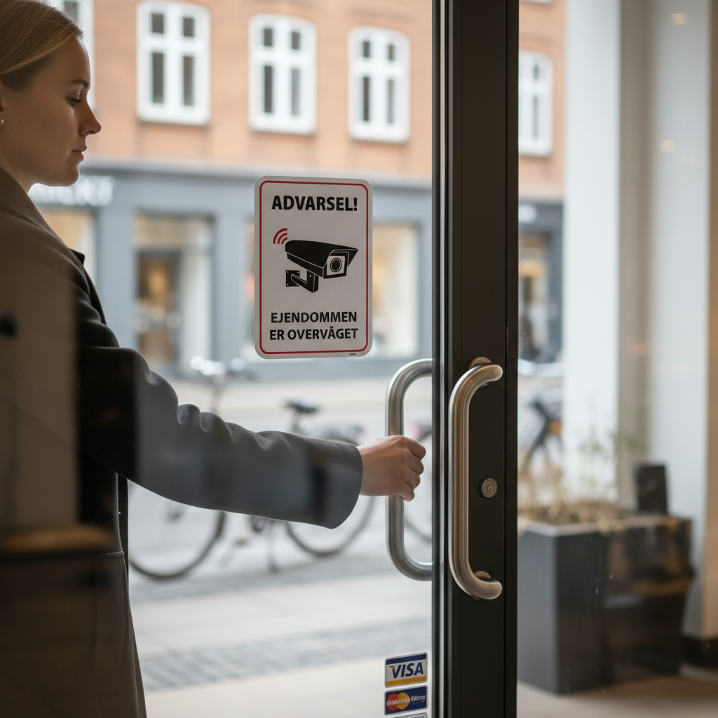 Advarsel - Ejendommen er overvåget skilt - Billede 3