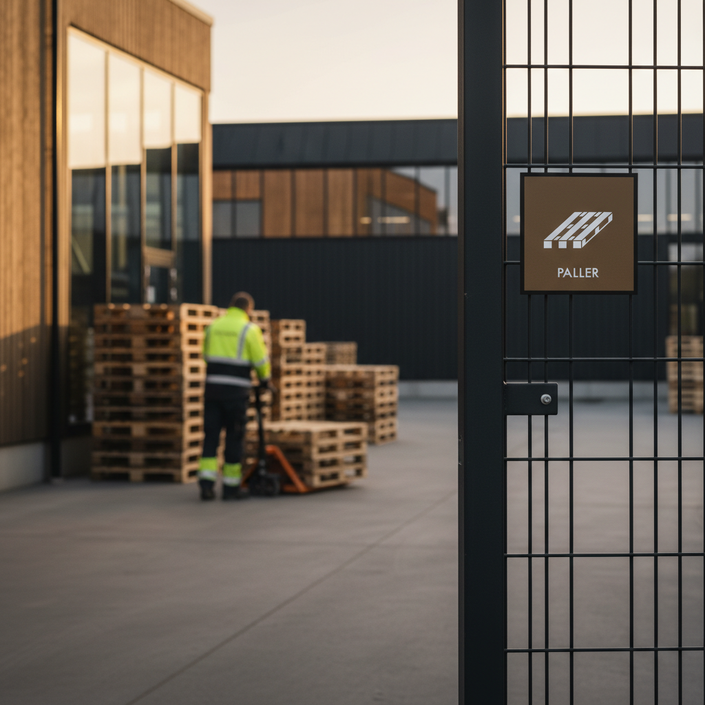 Paller affald skilt - Dansk Affaldssortering - Billede 2