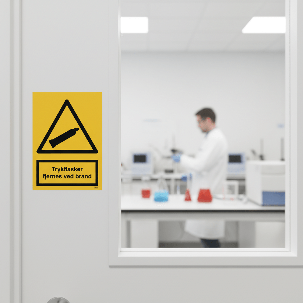 Gasflasker fjernes ved brand skilt - Billede 4