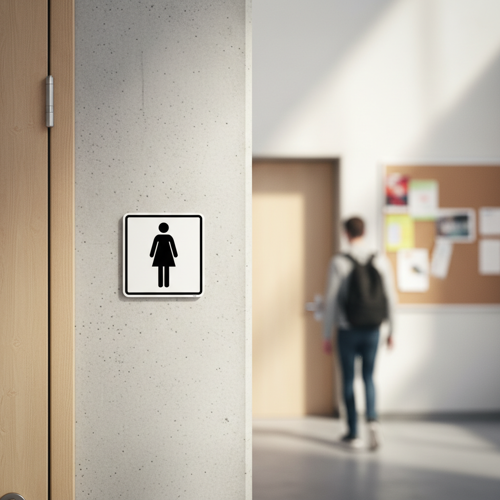 Toilet Dame skilt - Billede 3