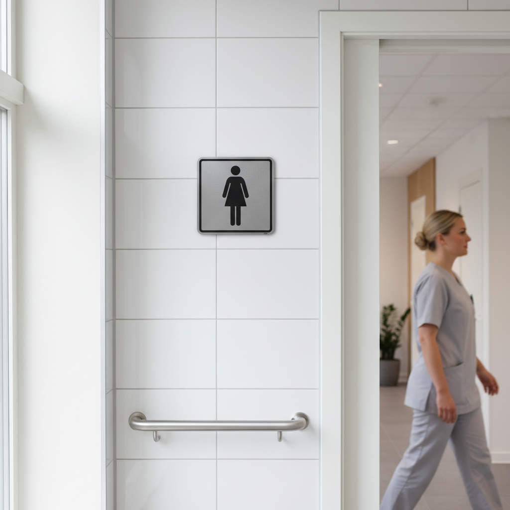 Toilet Dame skilt - Billede 2