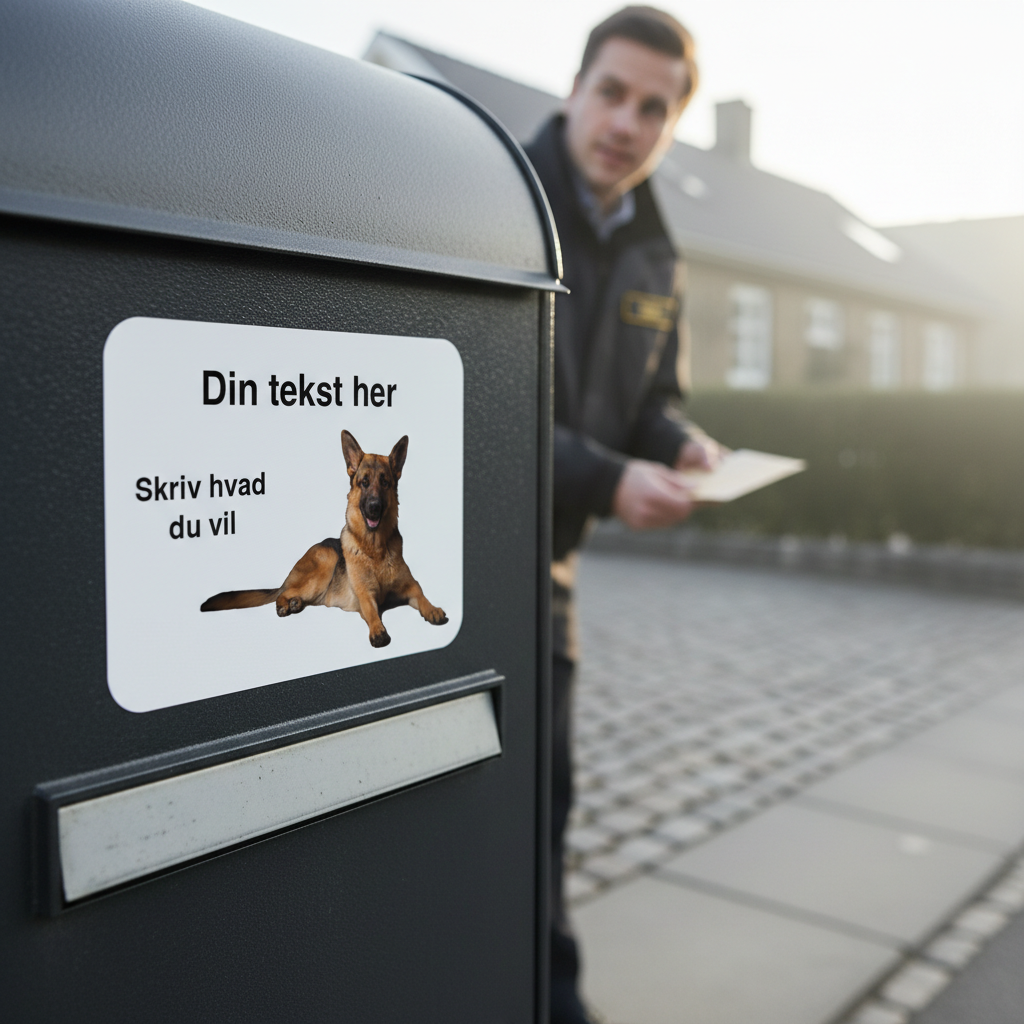 Hundeskilt - Her vogter jeg - Billede 4