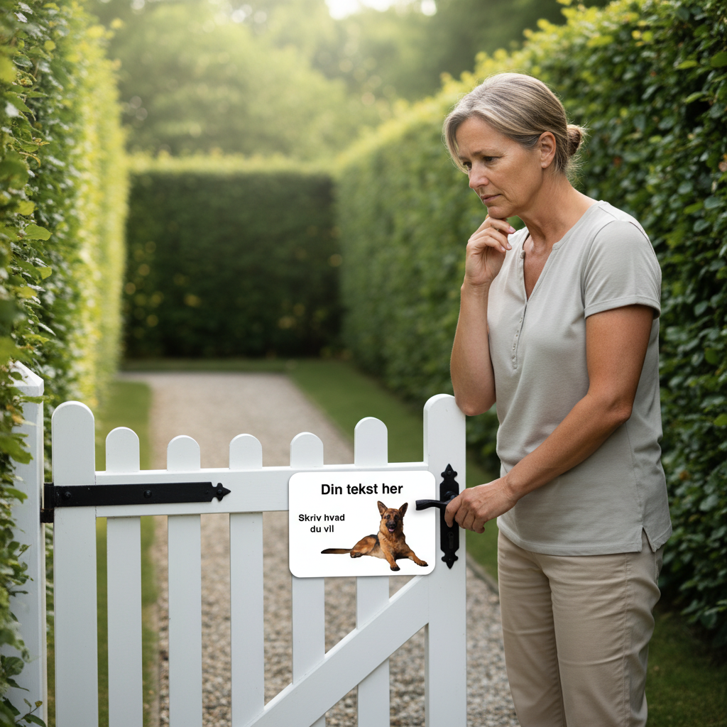 Hundeskilt - Her vogter jeg - Billede 5