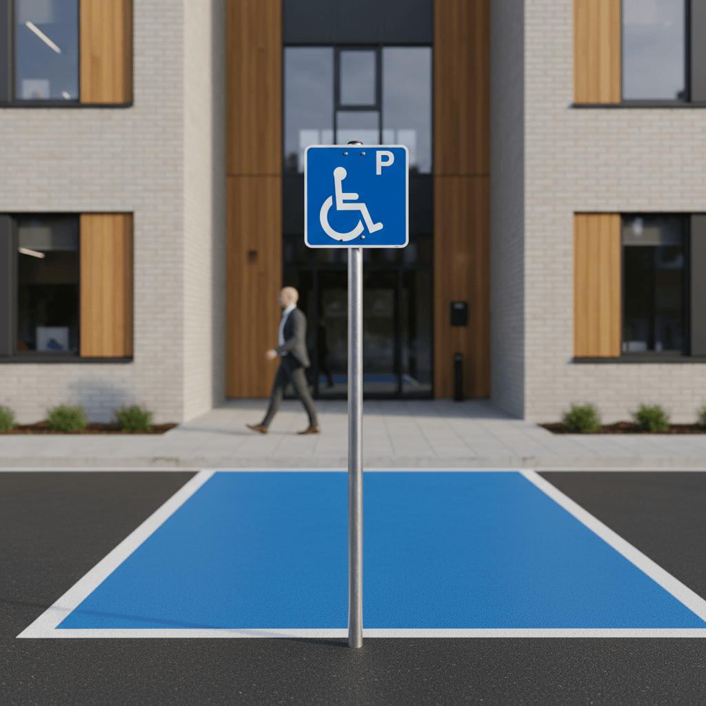 P handicap skilt - Billede 5