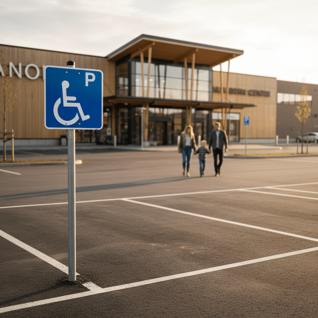 P handicap skilt - Billede 4