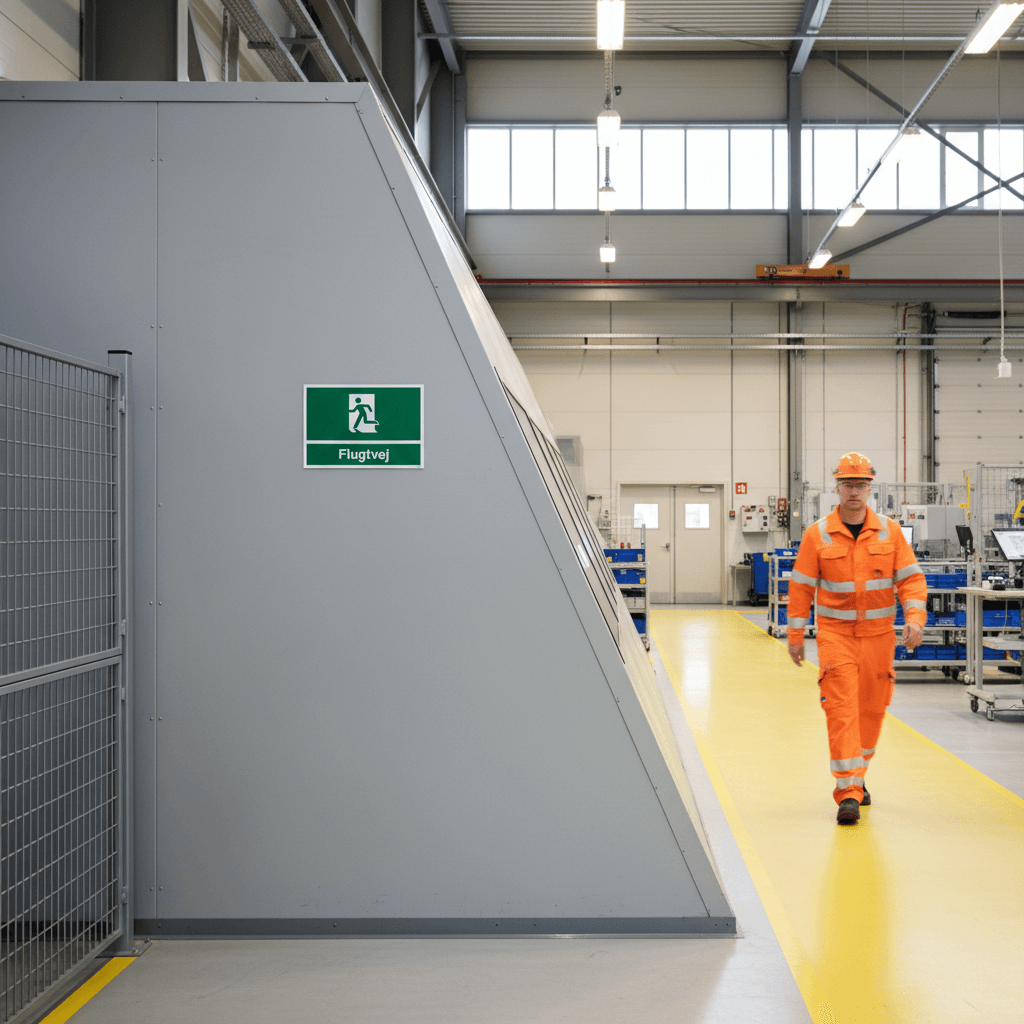 Flugtvej mod højre Skilt - Billede 3