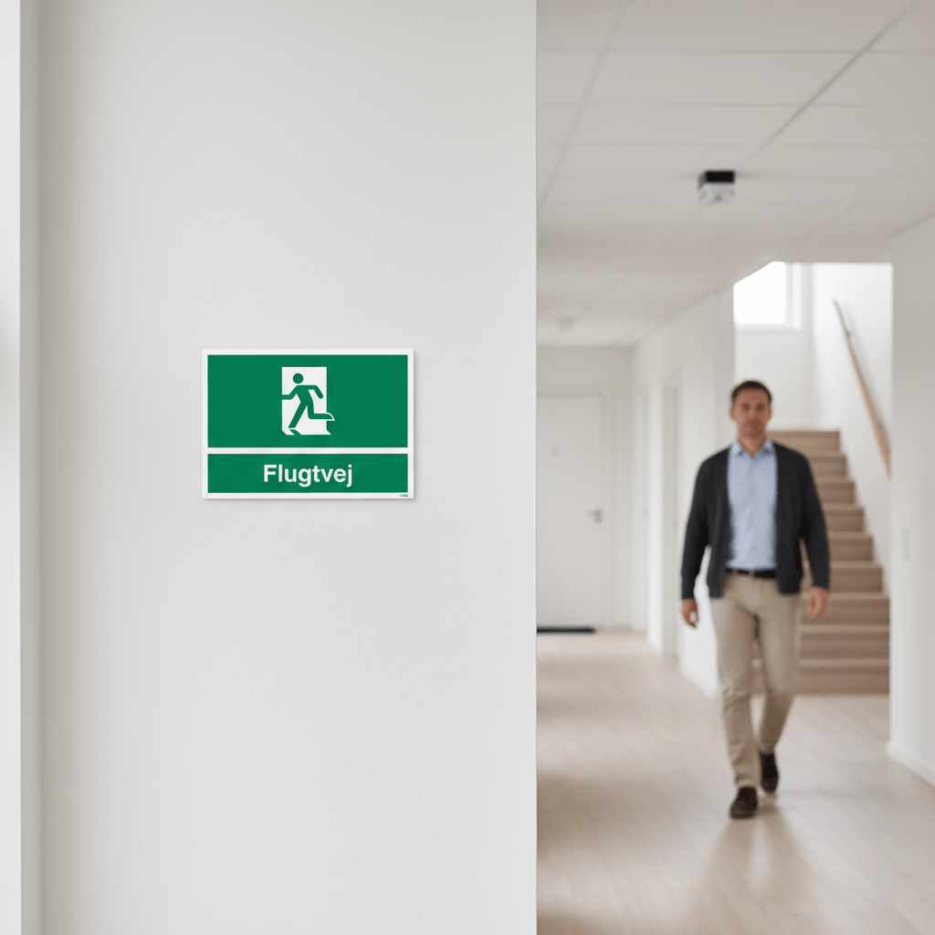 Flugtvej mod højre Skilt - Billede 5