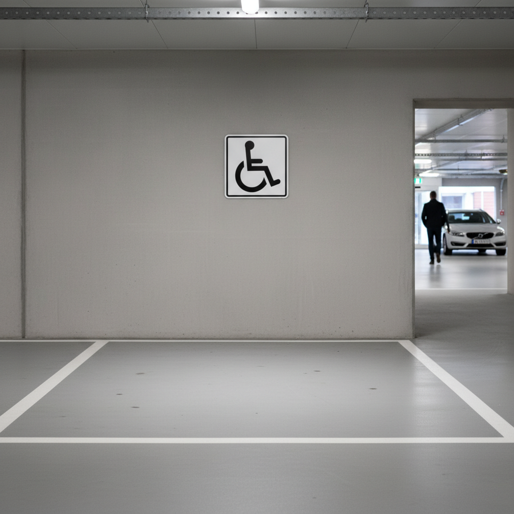 Handicap Piktogram skilt - Billede 2