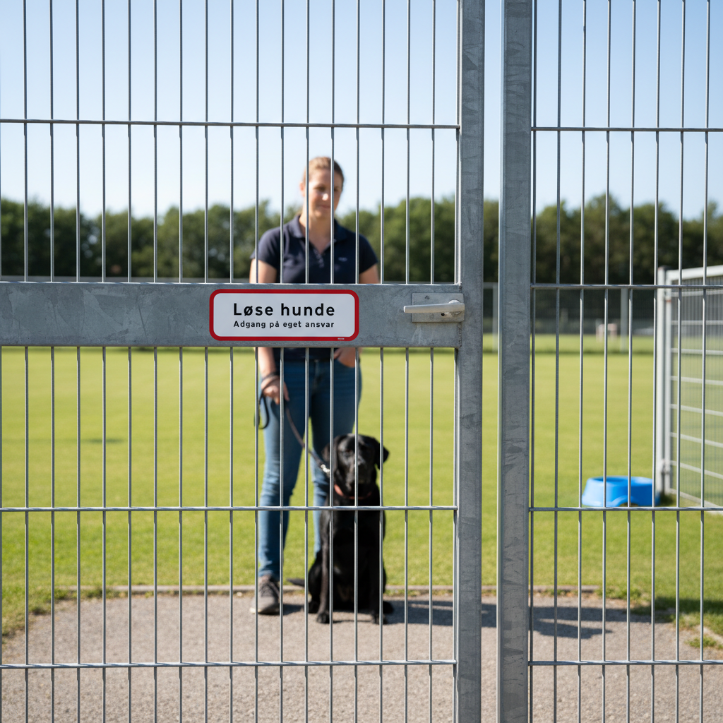 Adgang på eget ansvar løse hunde skilt - Billede 5