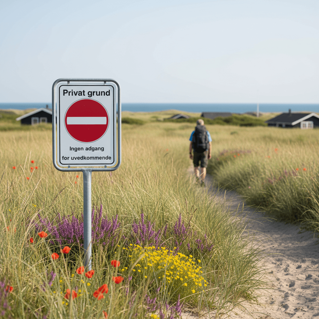 Privat grund Ingen adgang for uvedkommende skilt - Billede 5