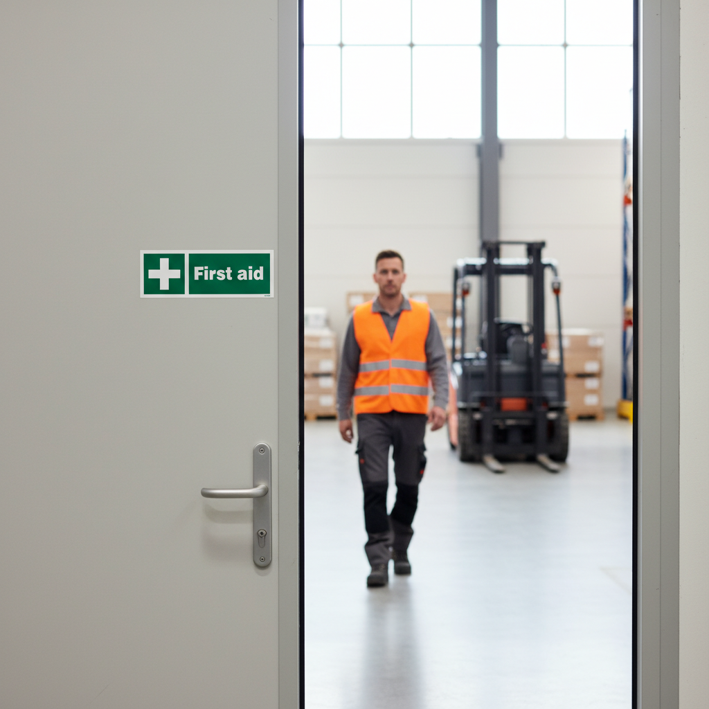 First Aid skilt - Billede 4
