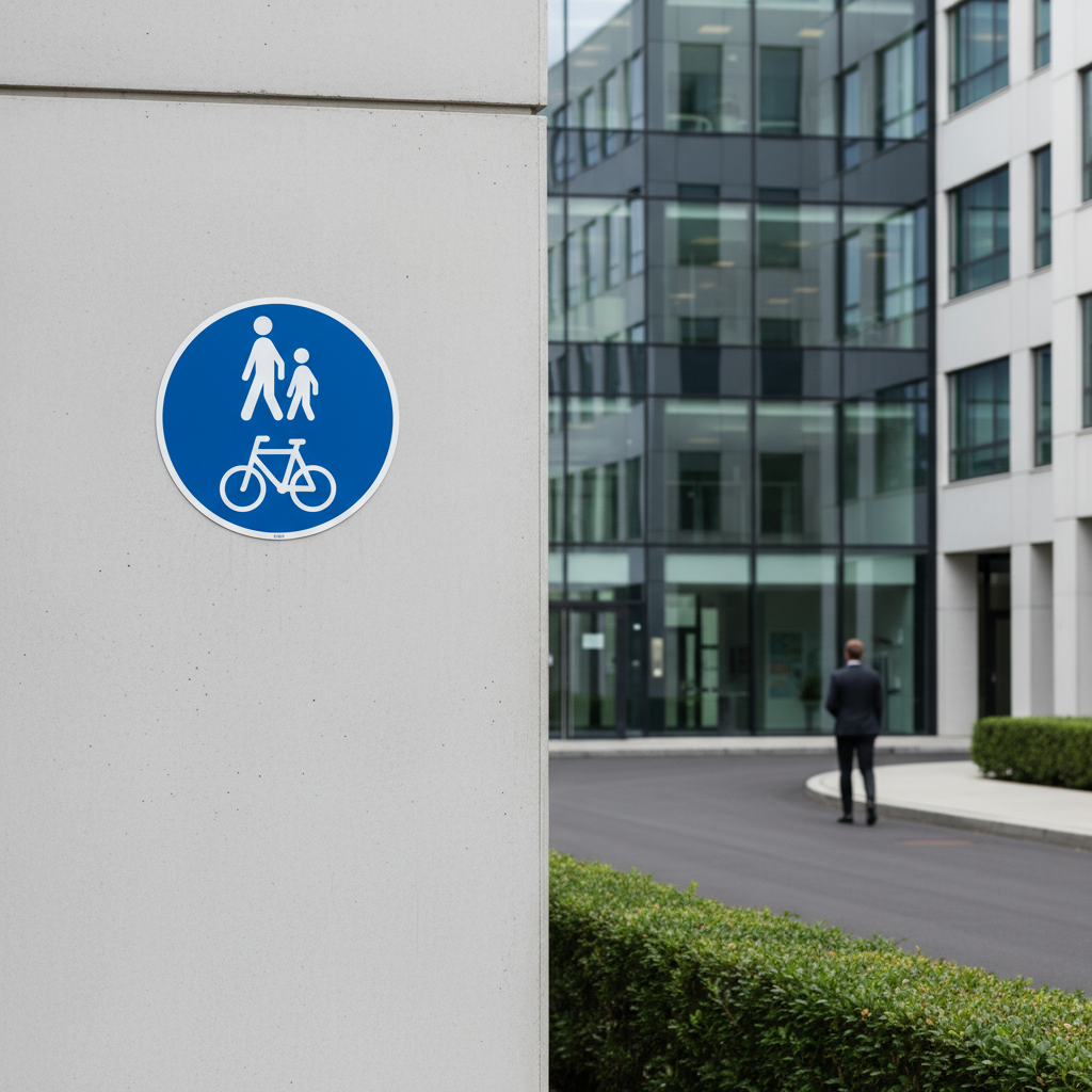 D27 - Fællessti for fodgængere og cyklister skilt - Billede 3