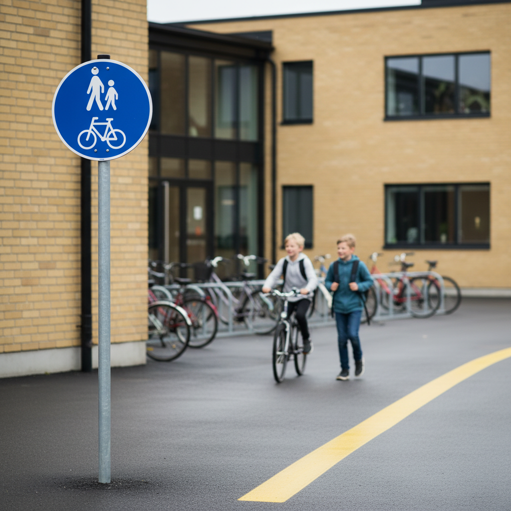 D27 - Fællessti for fodgængere og cyklister skilt - Billede 5
