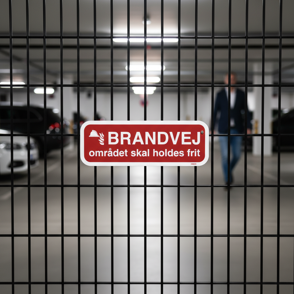 Brandvej området skal holdes frit skilt - Billede 5