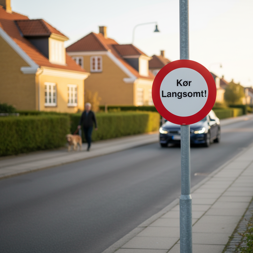 Kør langsomt skilt - Billede 4