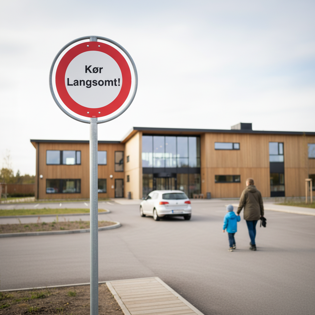 Kør langsomt skilt - Billede 2