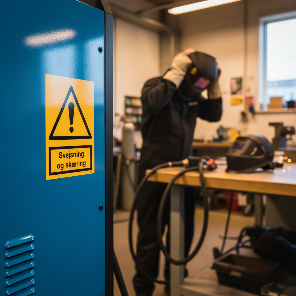 Svejsning og skæring skilt - Billede 3