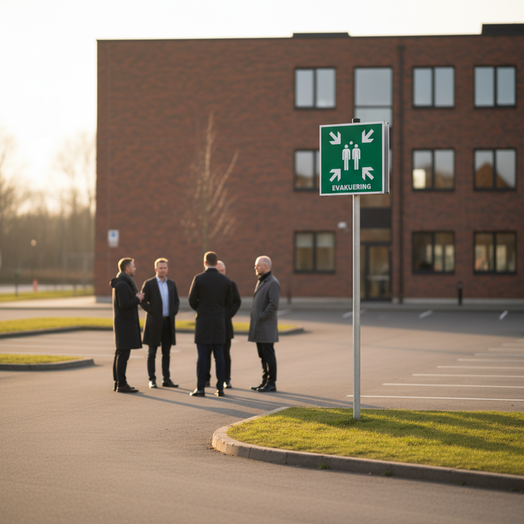 Evakuering skilt - Billede 4