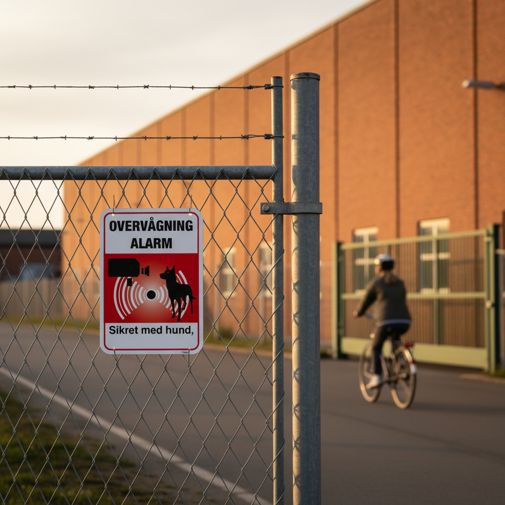 Overvågning Alarm Sikret med hund, video & alarm skilt - Billede 5