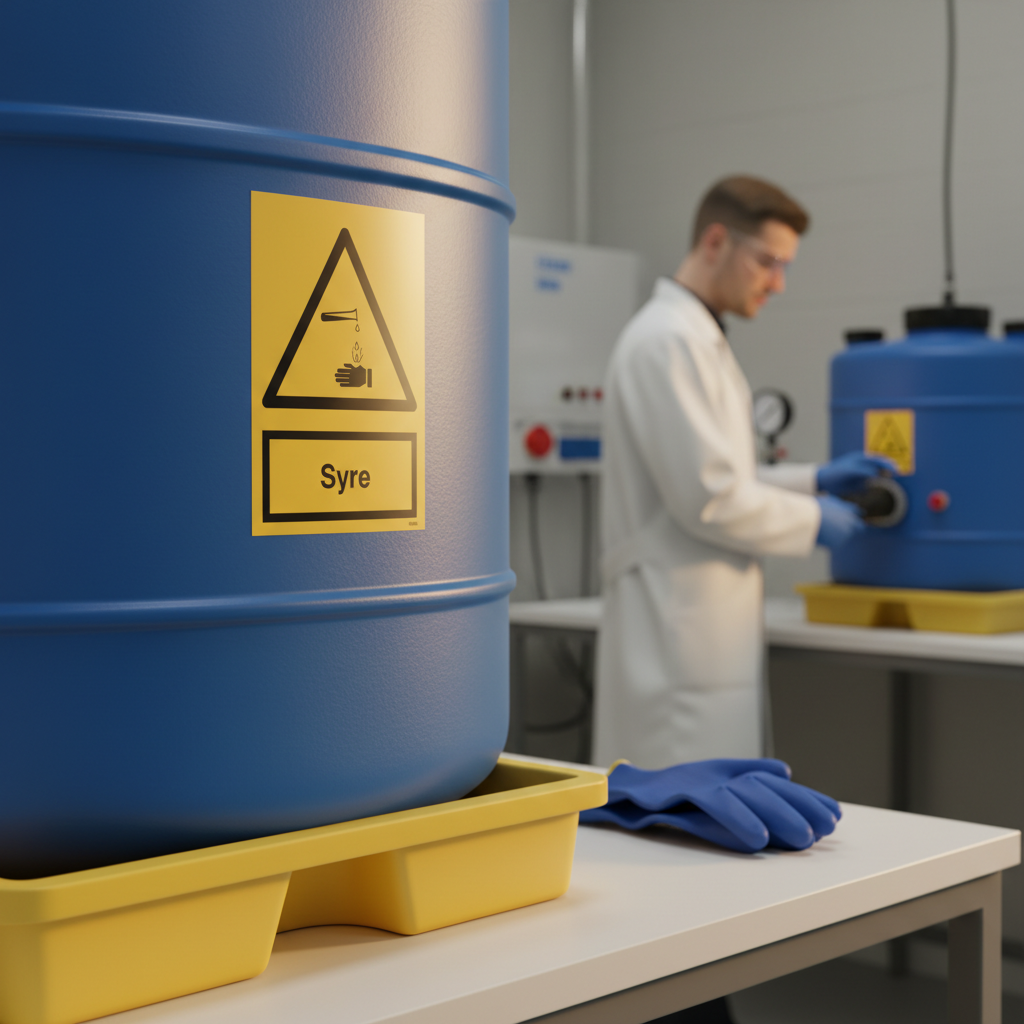 Advarselsskilt Syre - Billede 2