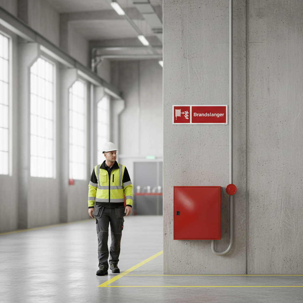 Brandslanger Brandskilt - Billede 2