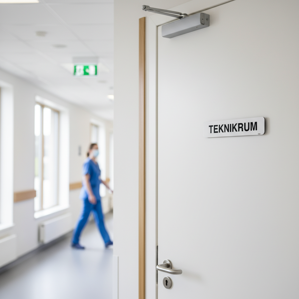Teknikrum Bygningsskilt - Billede 5