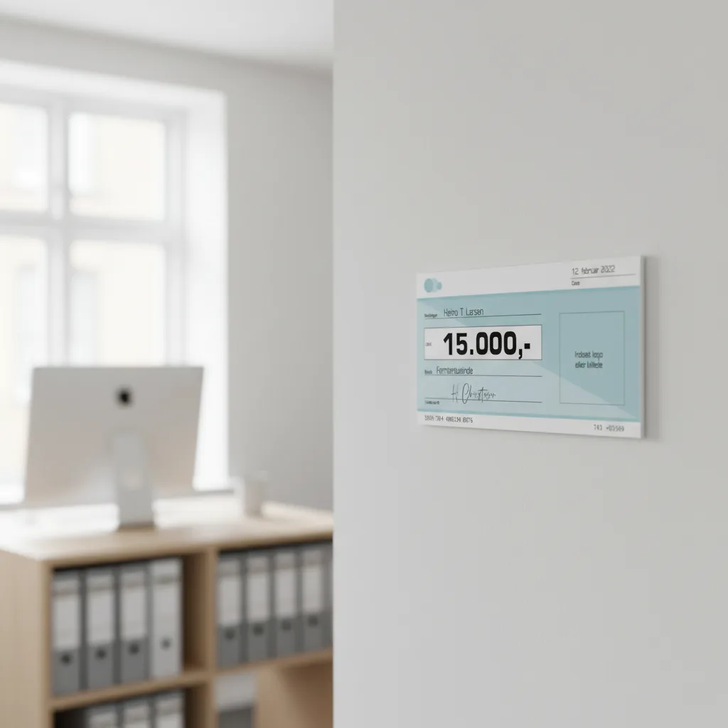 Check bank med logo eller billede - Billede 4