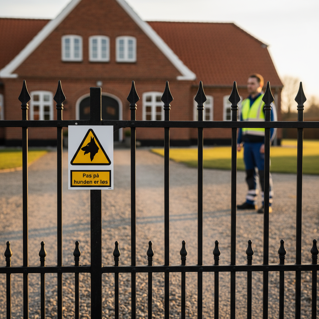 Pas på - Hunden er løs skilt - Billede 4