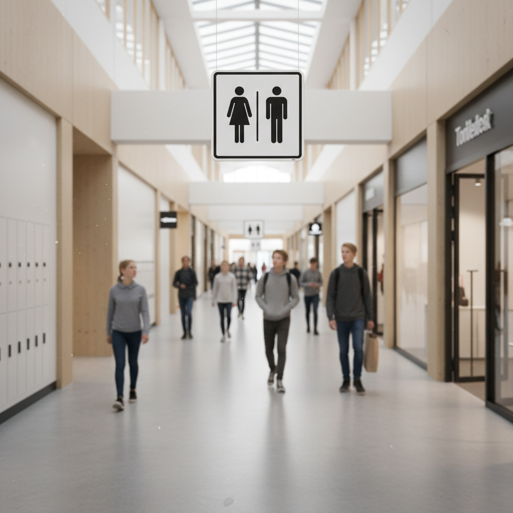 Dame mand toilet skilt - Billede 4