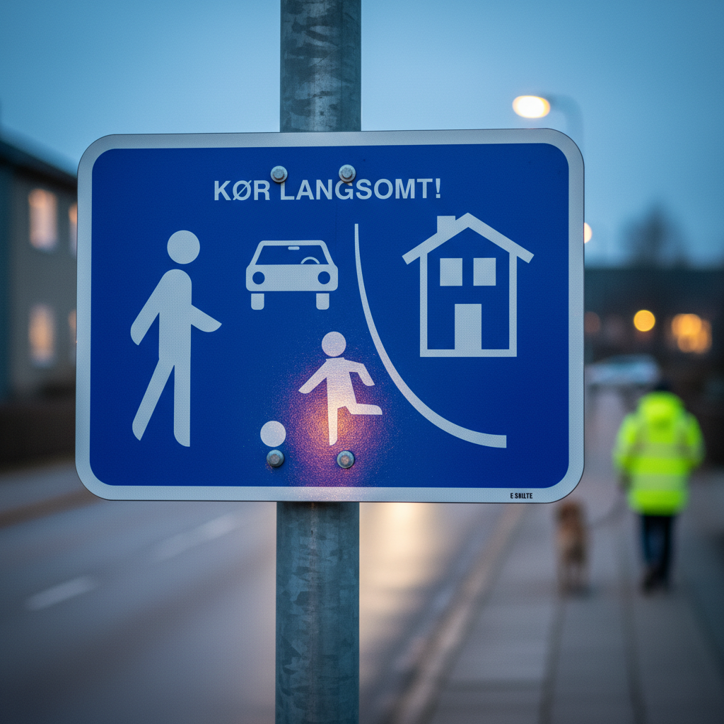 Kør langsomt skilt - Billede 5