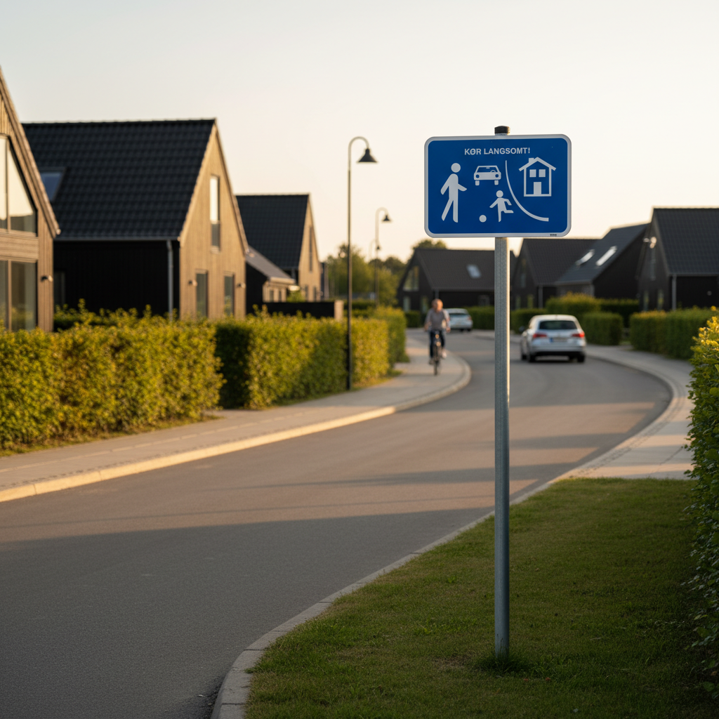 Kør langsomt skilt - Billede 2