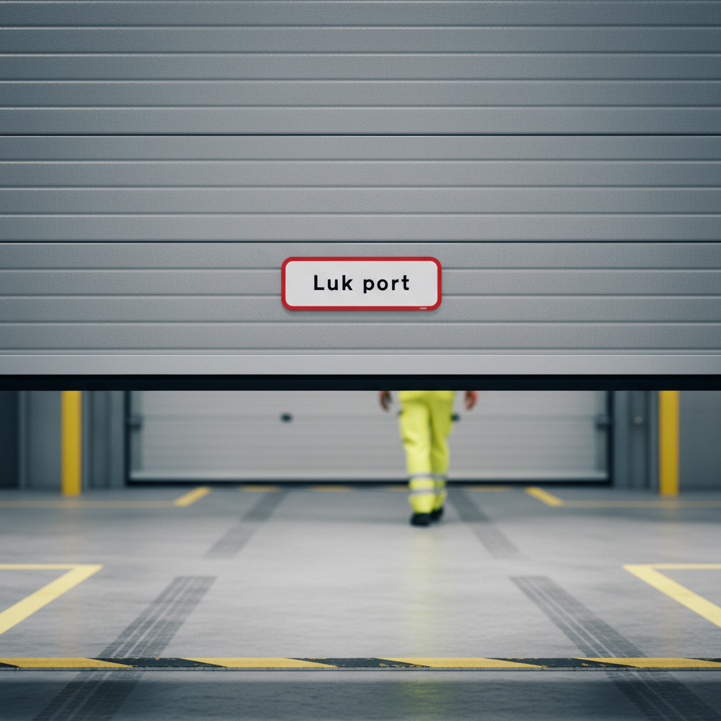 Luk port. Portskilt - Billede 4