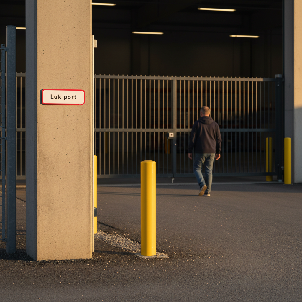Luk port. Portskilt - Billede 3