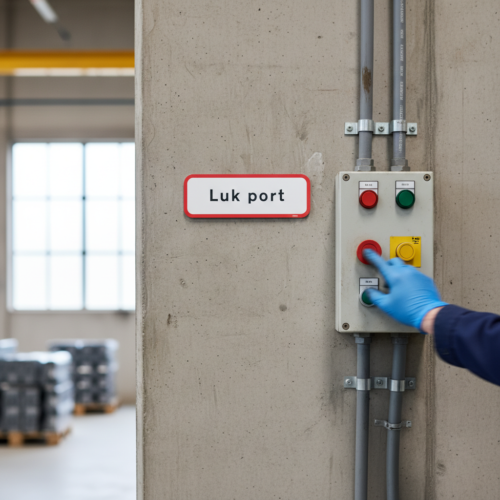 Luk port. Portskilt - Billede 2