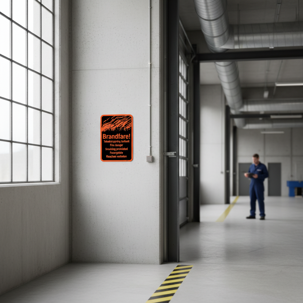 Brandfare!: Brandskilt - Billede 2