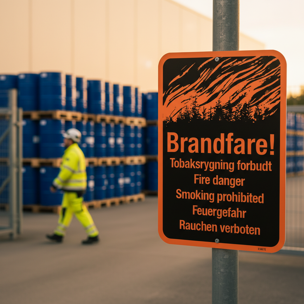Brandfare!: Brandskilt - Billede 3