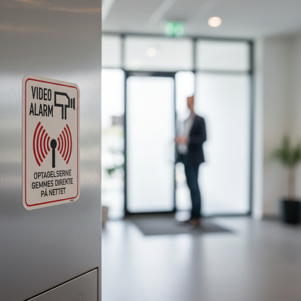 Video alarm optagelser gemmes direkte på nettet skilt - Billede 4