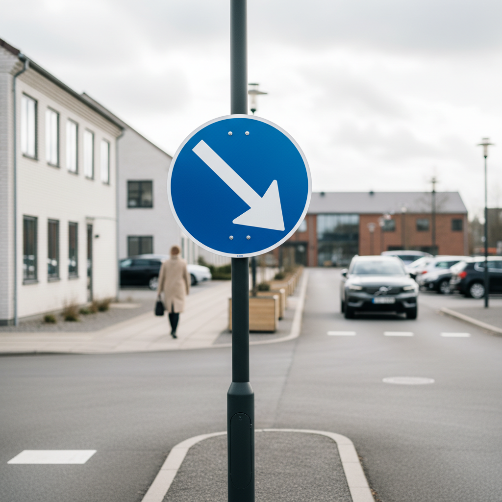 D15.3 Retnings pil skilt - Billede 3