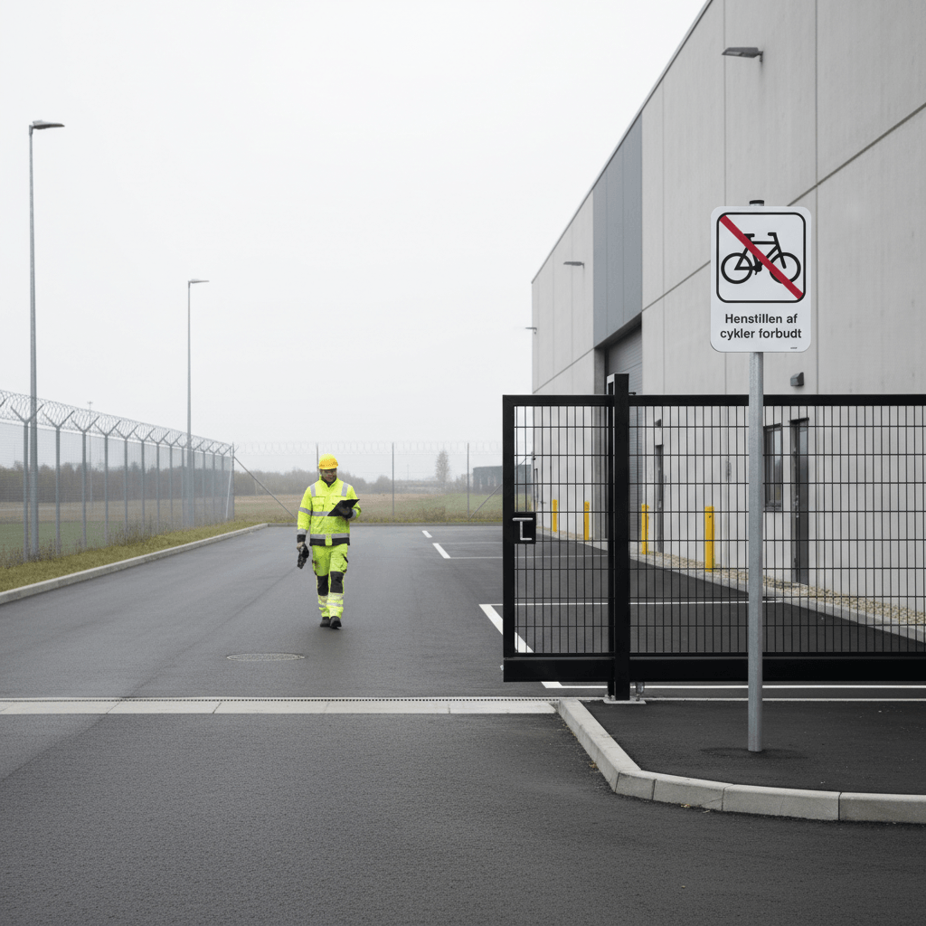 Henstillen af cykler forbudt Skilt - Billede 5