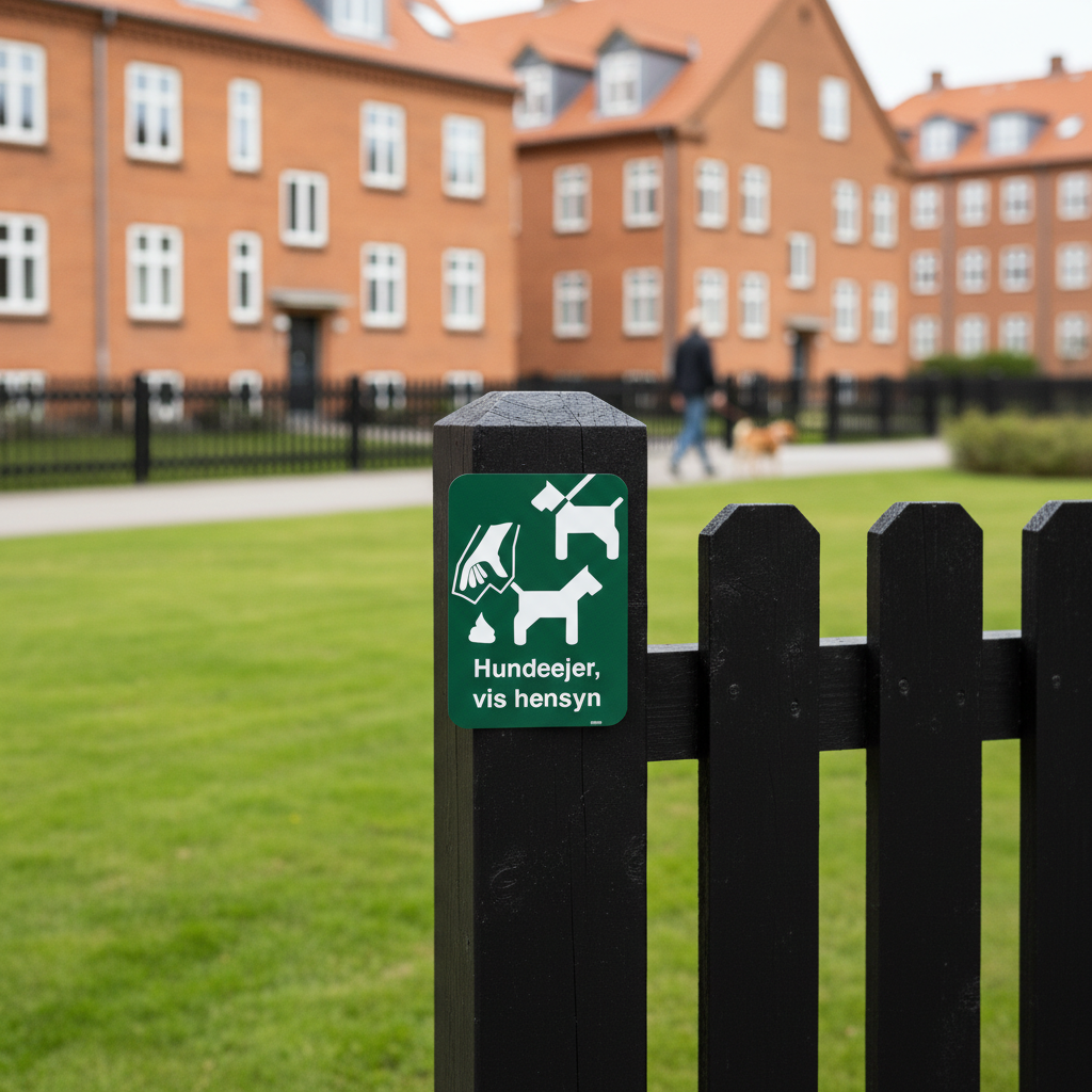 Hundeejer, vis hensyn skilt - Billede 2