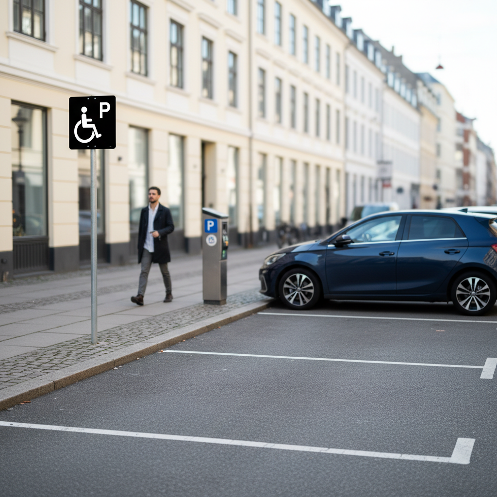Handicap parkering skilt - Billede 3