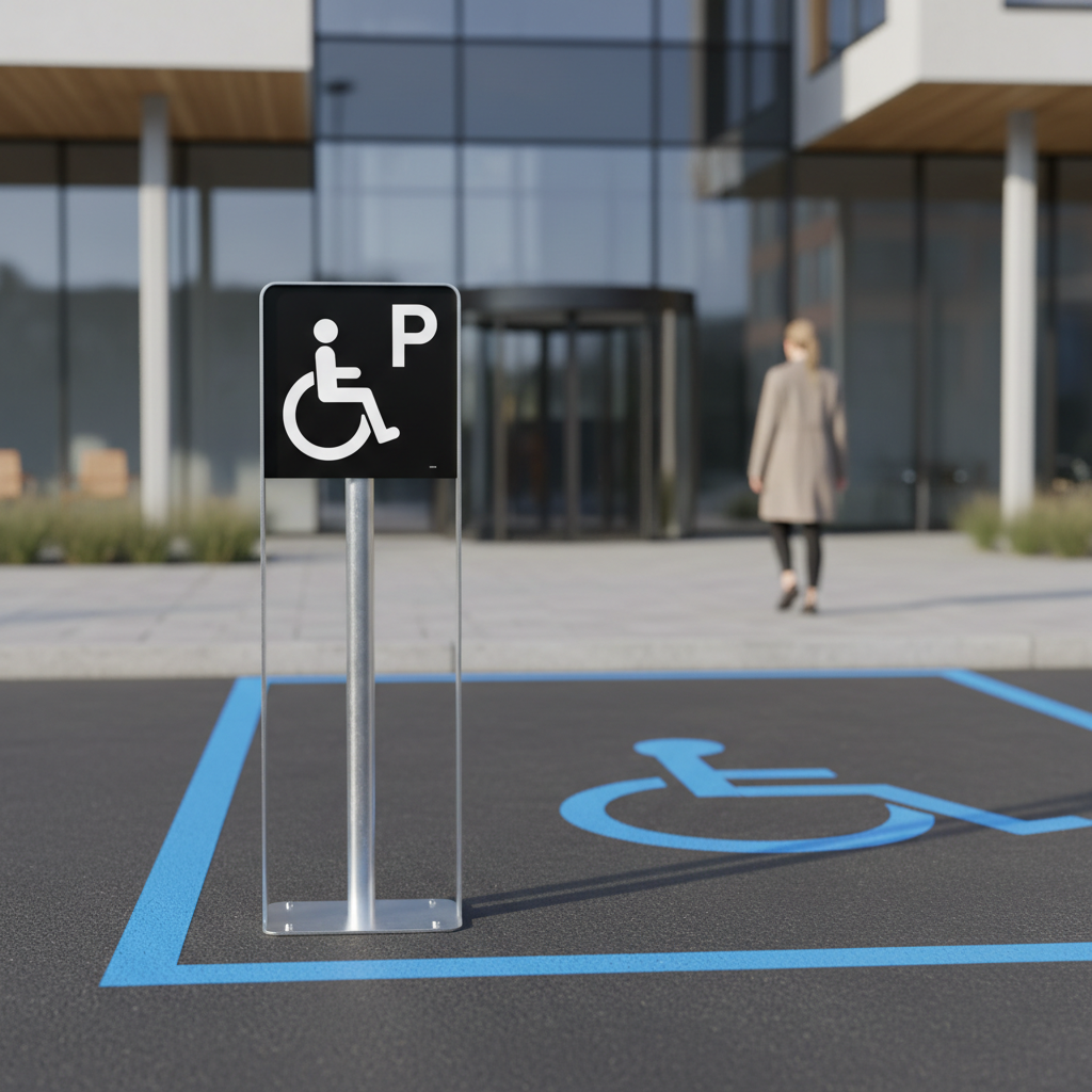 Handicap parkering skilt - Billede 5