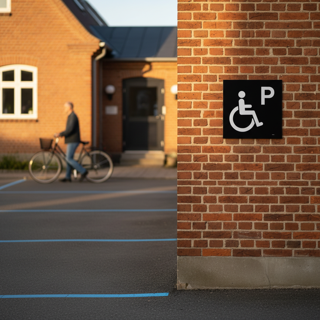 Handicap parkering skilt - Billede 2